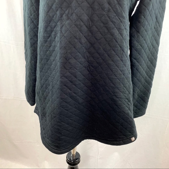 Marley Lilly monogram MLS quilted tunic sweatshirt NWT - Picture 3 of 15